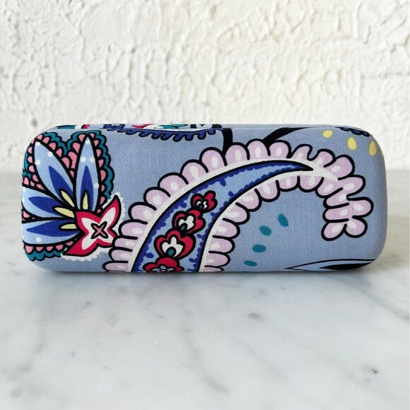 Vera Bradley Sunglass Eyeglass Hard Shell Case Makani Paisley Pattern - Picture 4 of 7